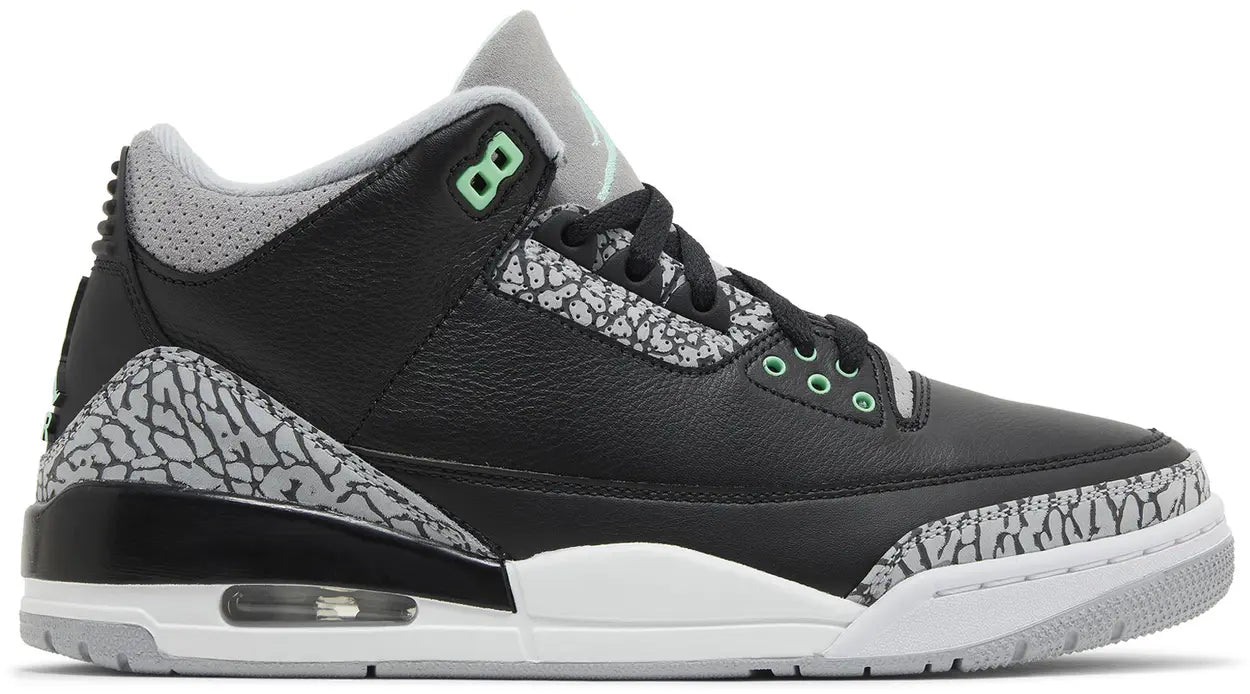 Jordan 3 Retro Green Glow 10