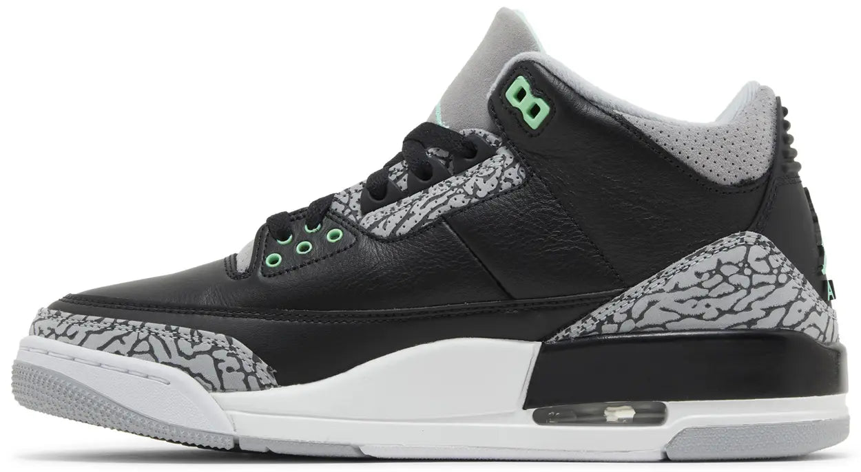 Jordan 3 Retro Green Glow 10