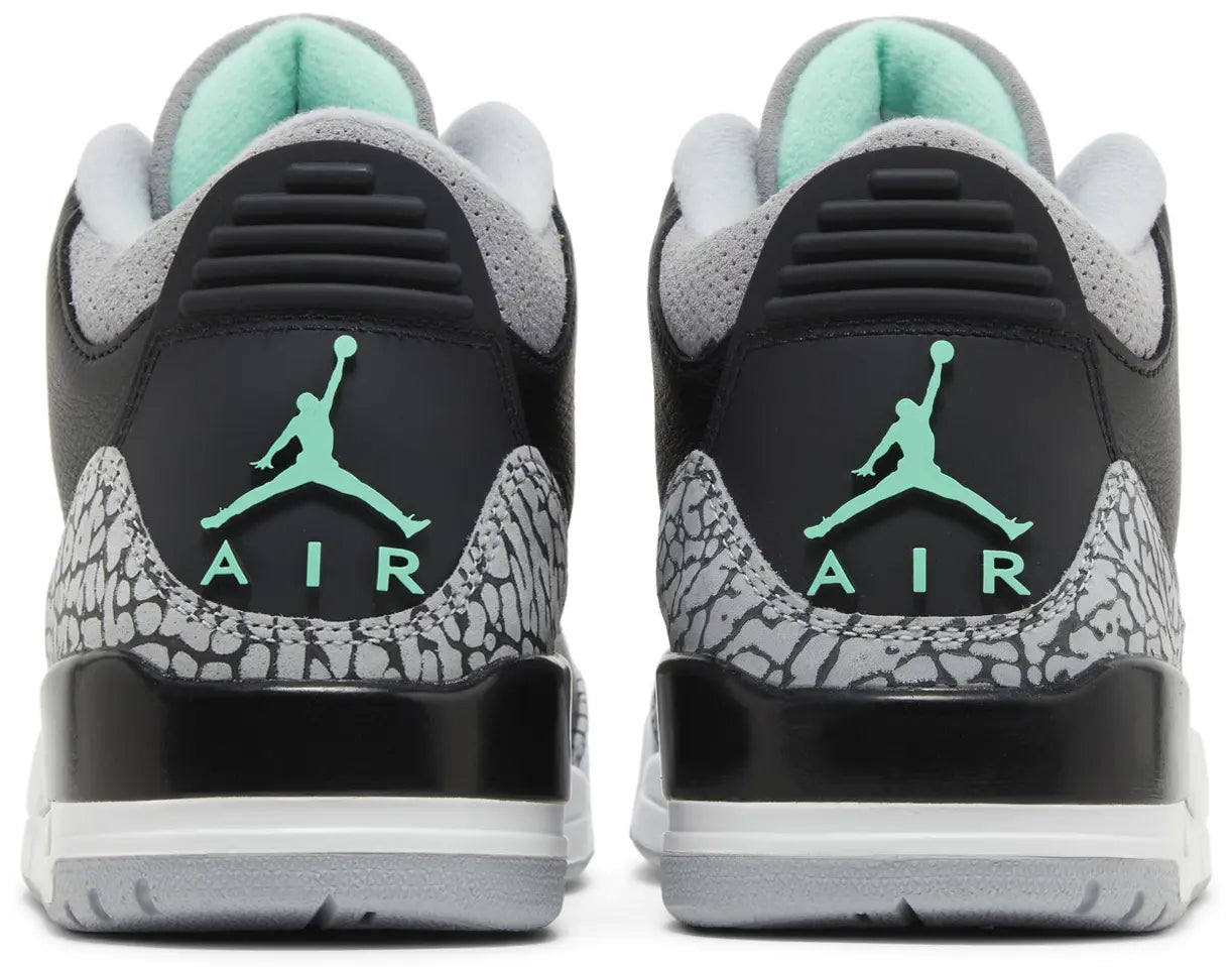 Jordan 3 Retro Green Glow 10
