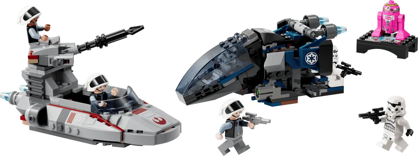 40755 Imperial Dropship vs Rebel Scout Speeder