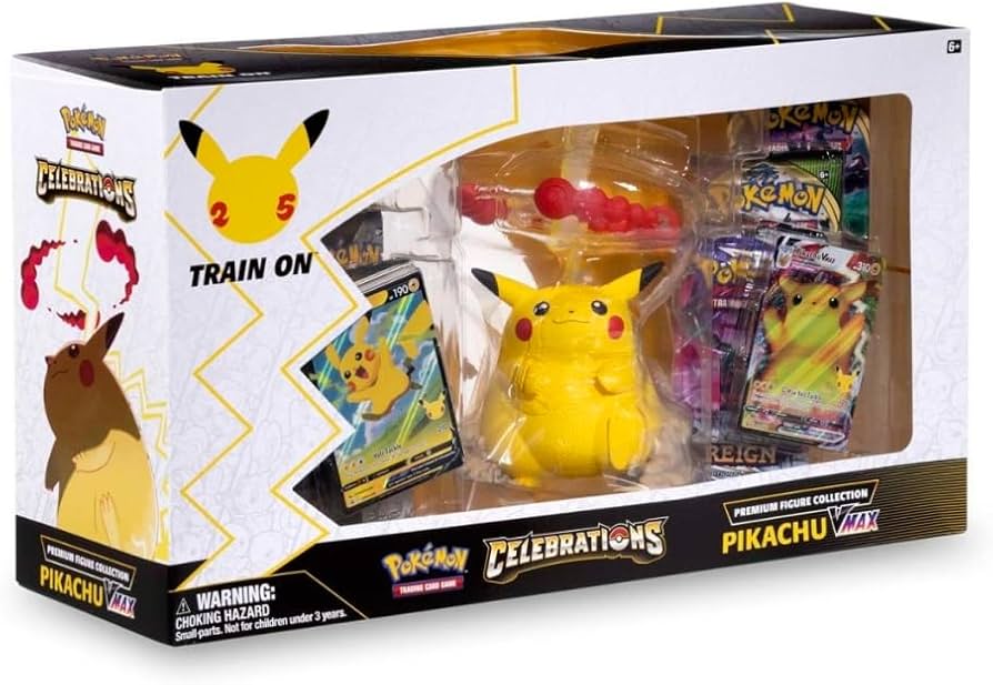 Pokemon Celebrations Pikachu VMax Premium Figure Collection
