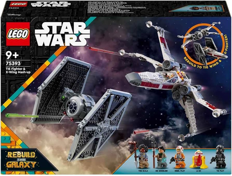 Lego Star Wars 75393 Tie Fighter & X Wing