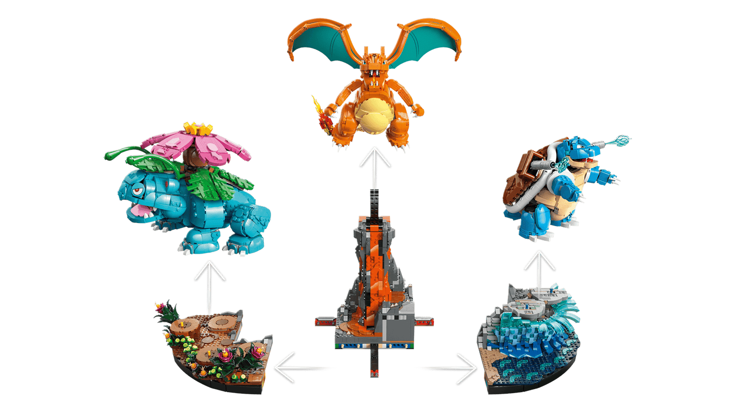 72153 Venusaur, Charizard And Blastoise