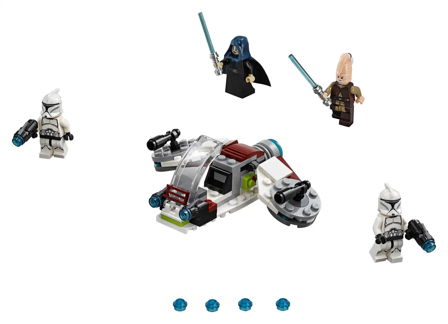 75206 Jedi And Clone Troopers Battle Pack