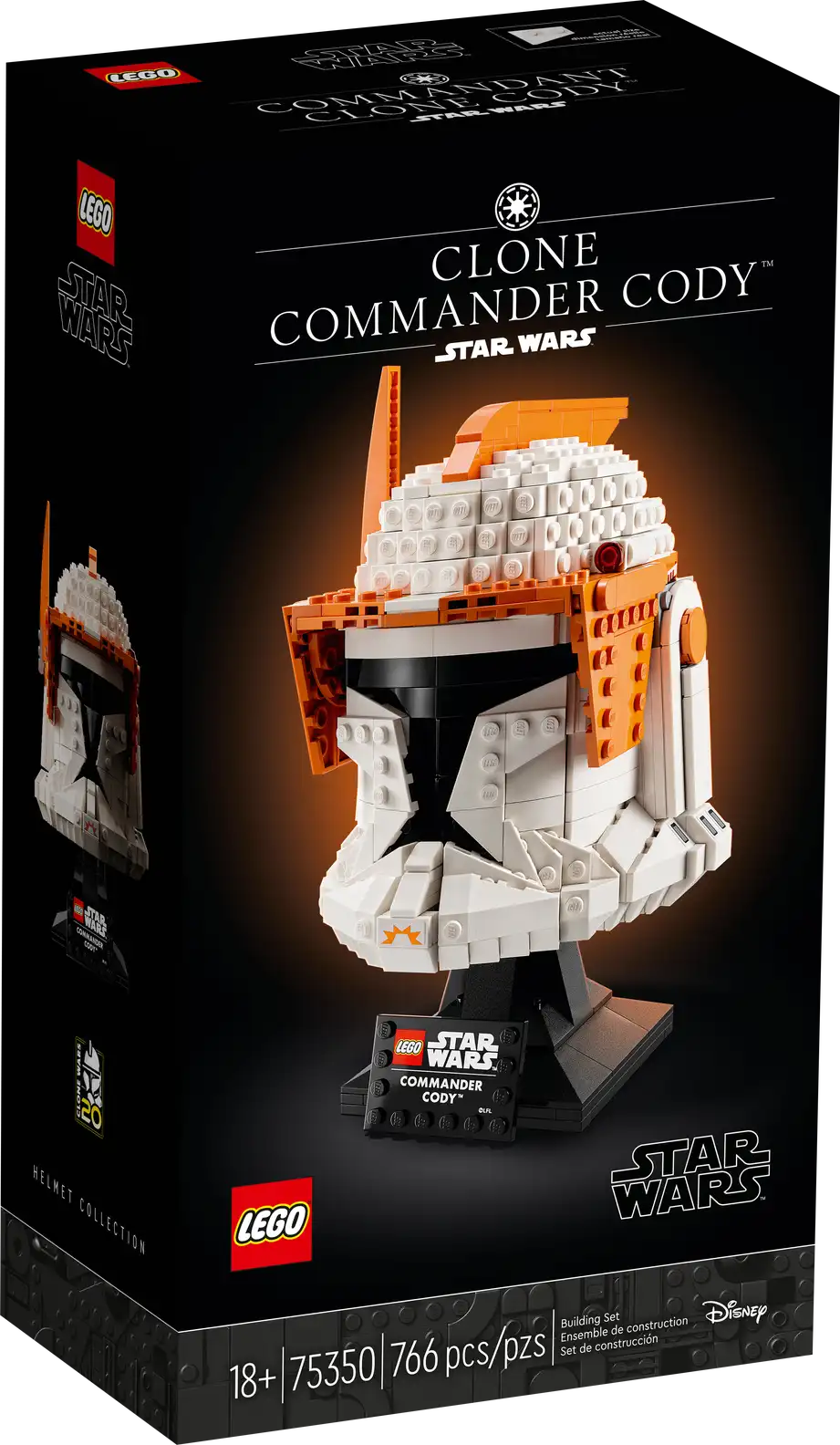 Clone Commander Cody Lego Helmet 75350