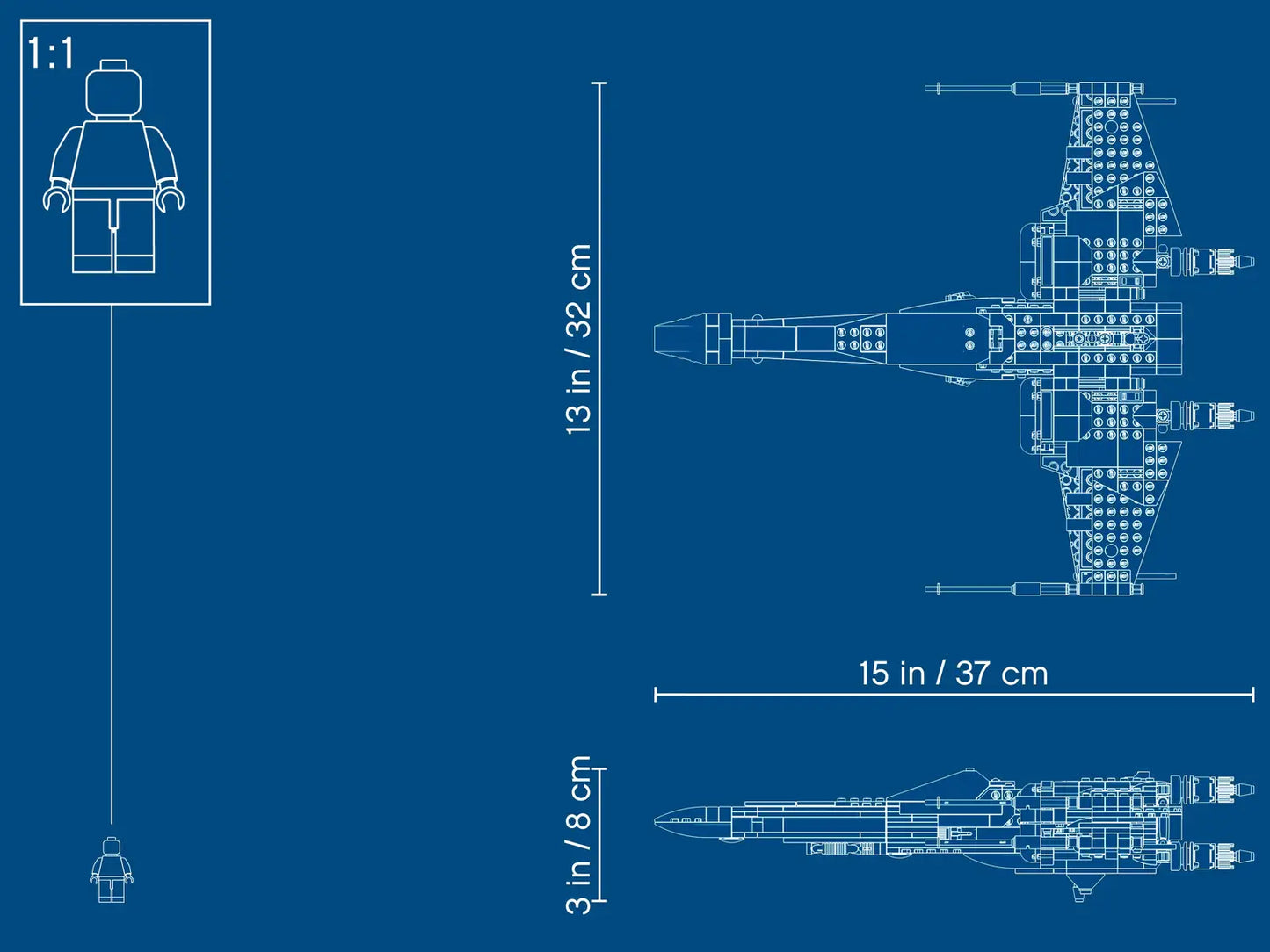 75273 Poe Damerons X-wing Fighter