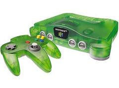 Jungle Green Funtastic N64 With 1 Controller