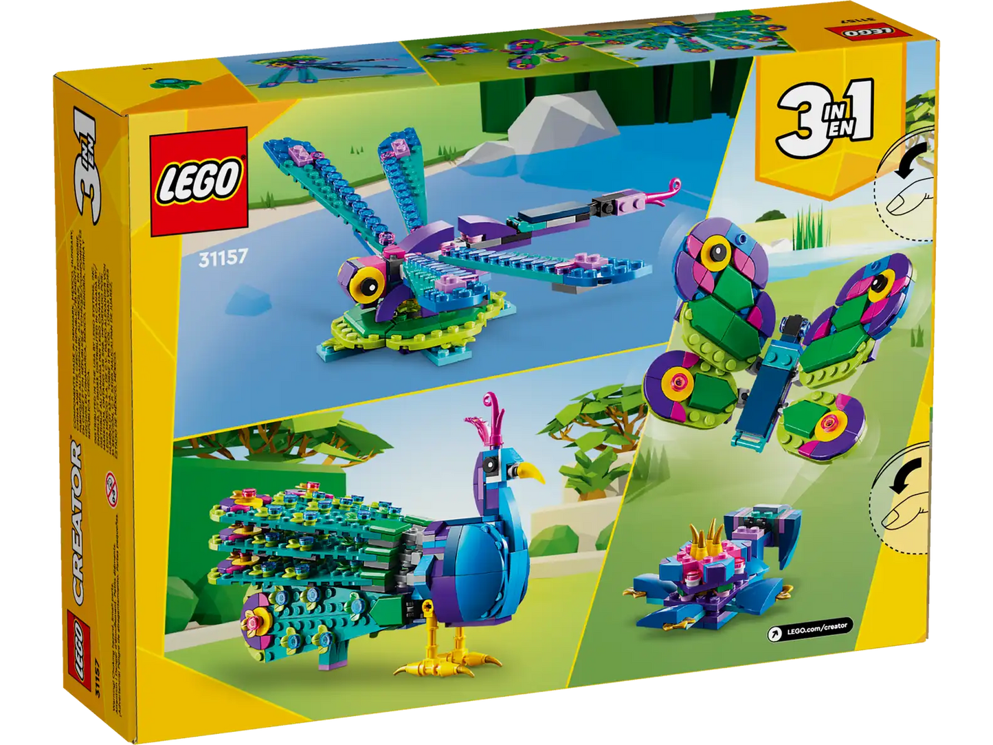 Lego - Creator Exotic Peacock 31157