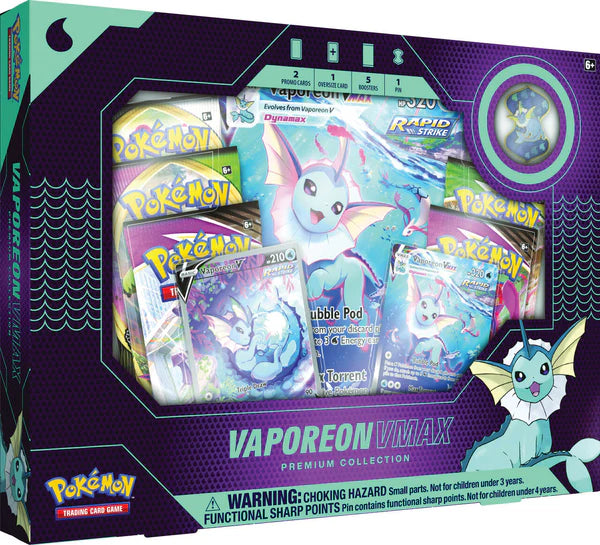 Flareon Or Vaporeon Vmax Premium Collection