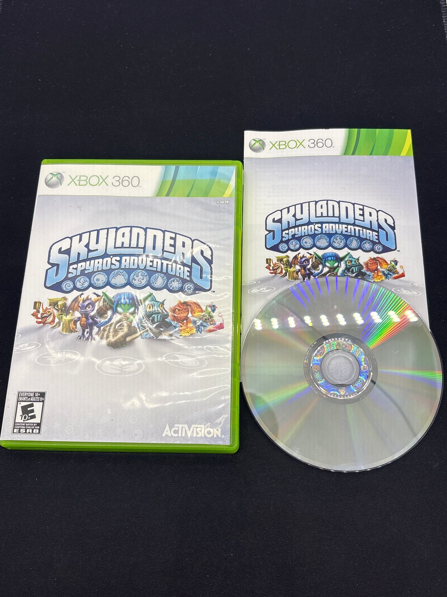 Auction Lot 213: XBOX 360 Video Game Lot of 3 Skylanders Spyro's Adventure Swap Force Super Chargers