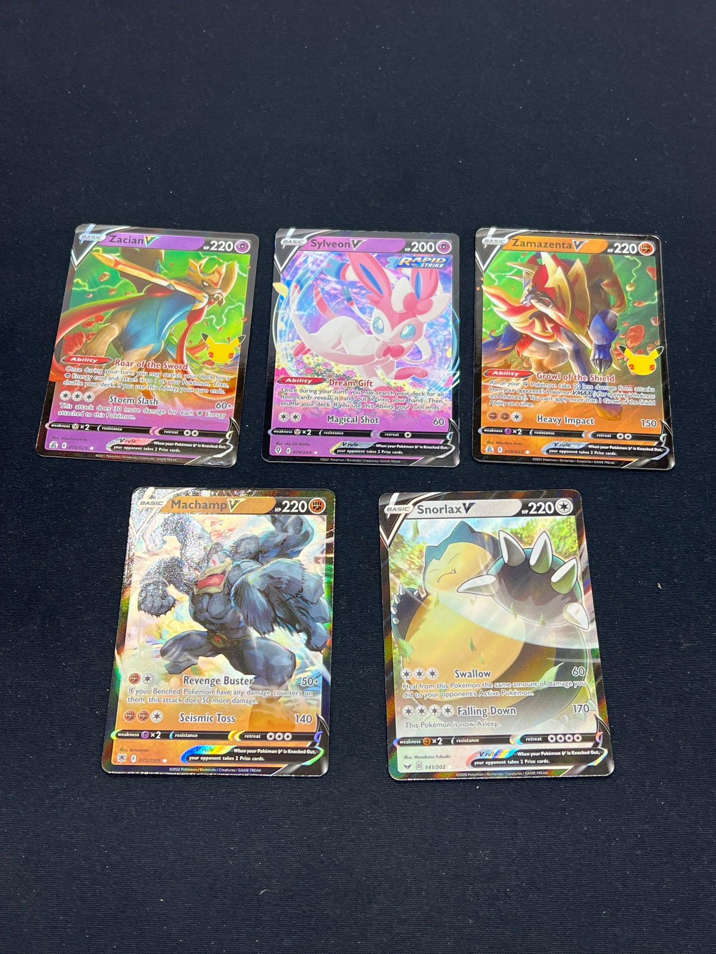 Auction Lot 154: Pokemon Cards Assorted SWSH V Lot Conditions Vary
