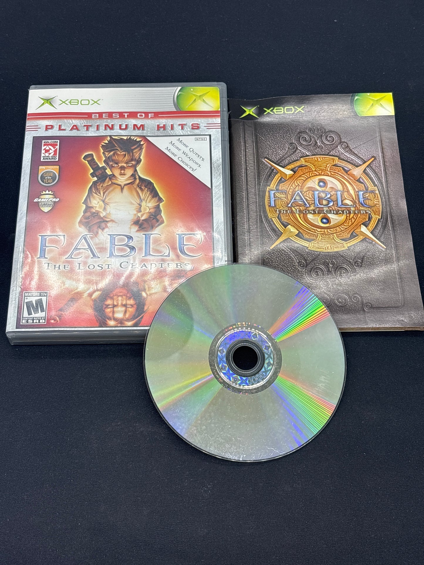 Auction Lot 176: Fable The Lost Chapters Video Game XBOX CIB