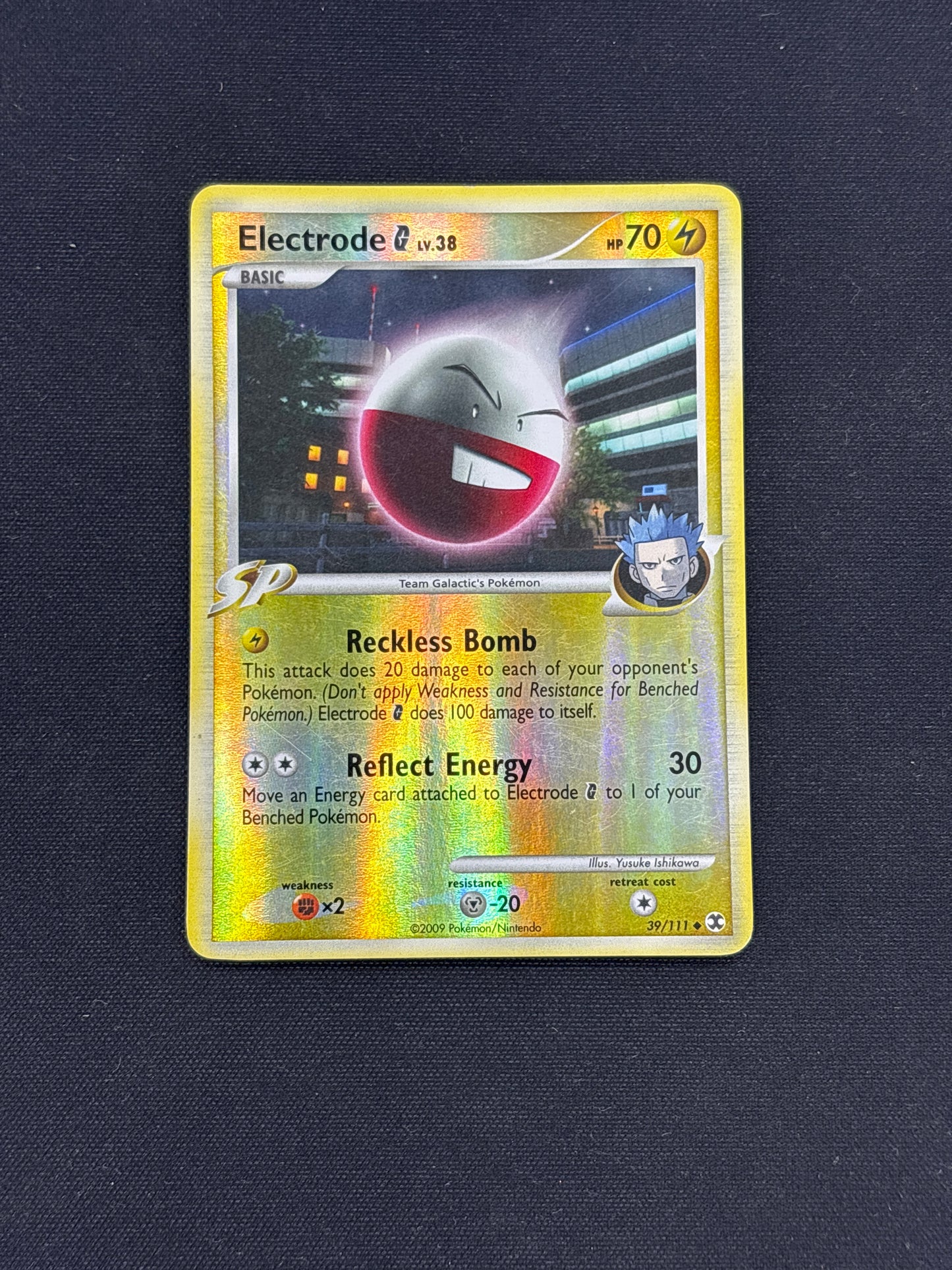 Auction Lot 244: Electrode G Reverse Holo Pokemon Rising Rivals Card Conditions Vary