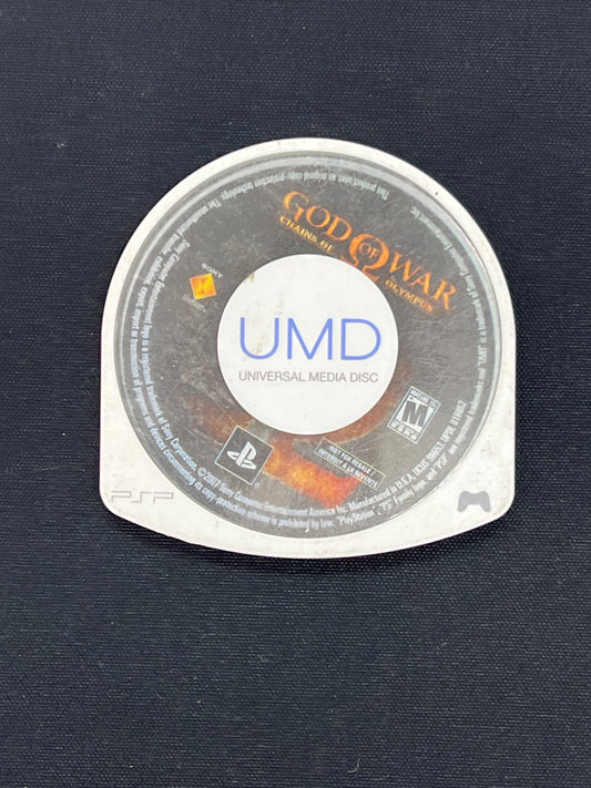 Auction Lot 345: PSP UMD Video God of War Chain of Olympus Disc Only