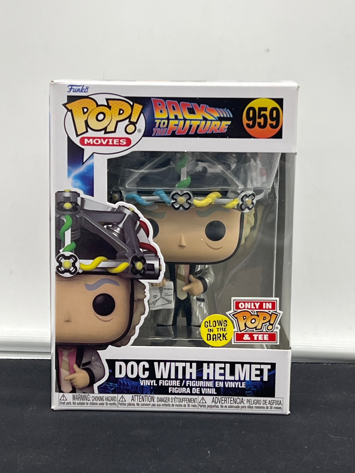 Auction Lot 5: POP Funko Back to the Future Doc With Helmet 959 Figure