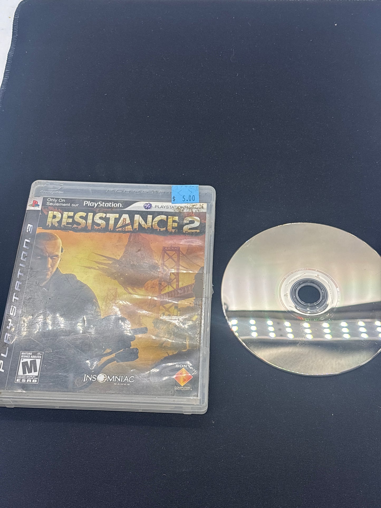 Auction Lot 43: PlayStation 3 Resistance 2 with Case & Disc