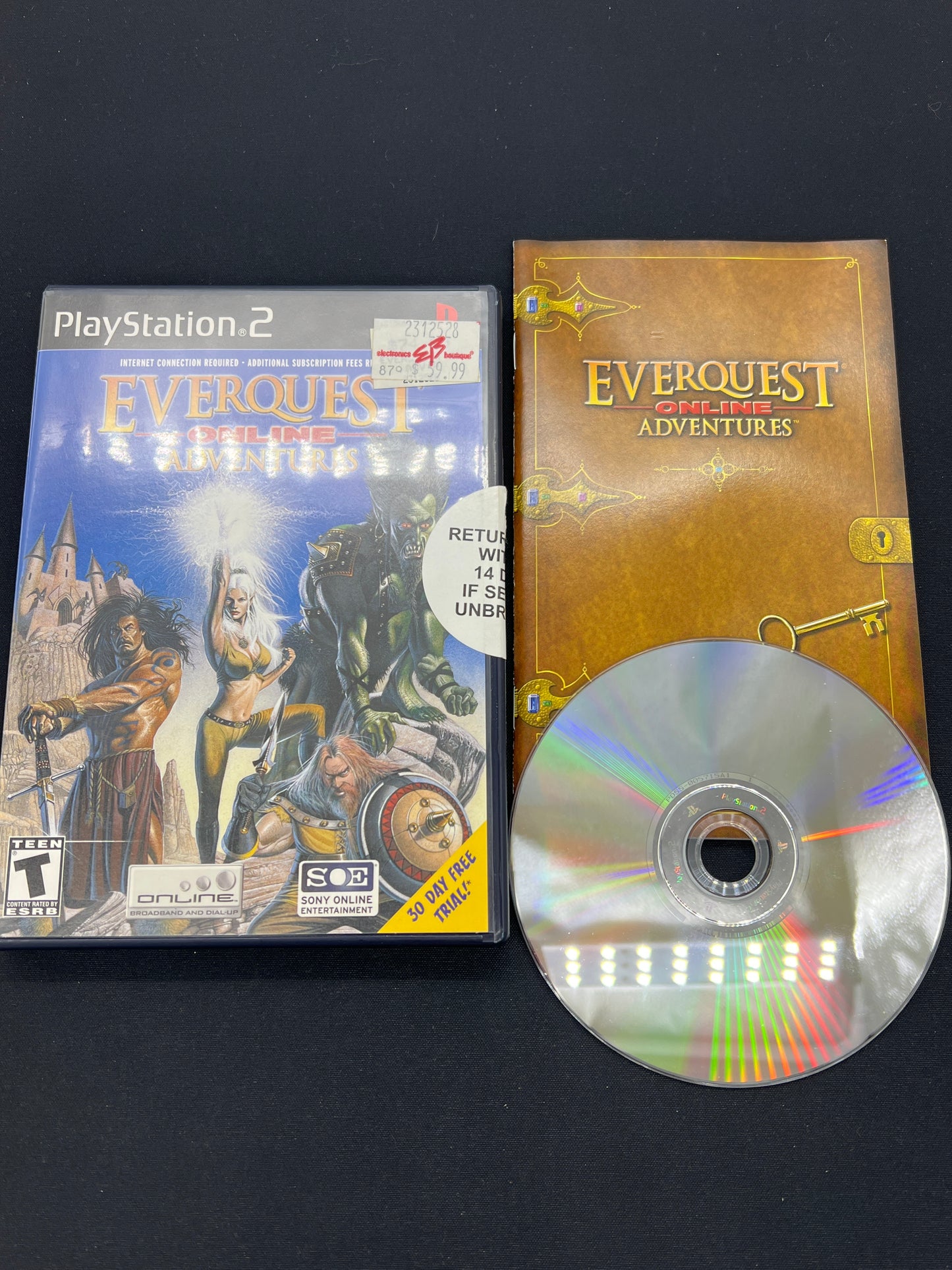 Auction Lot 136: EverQuest Online Adventures PS2