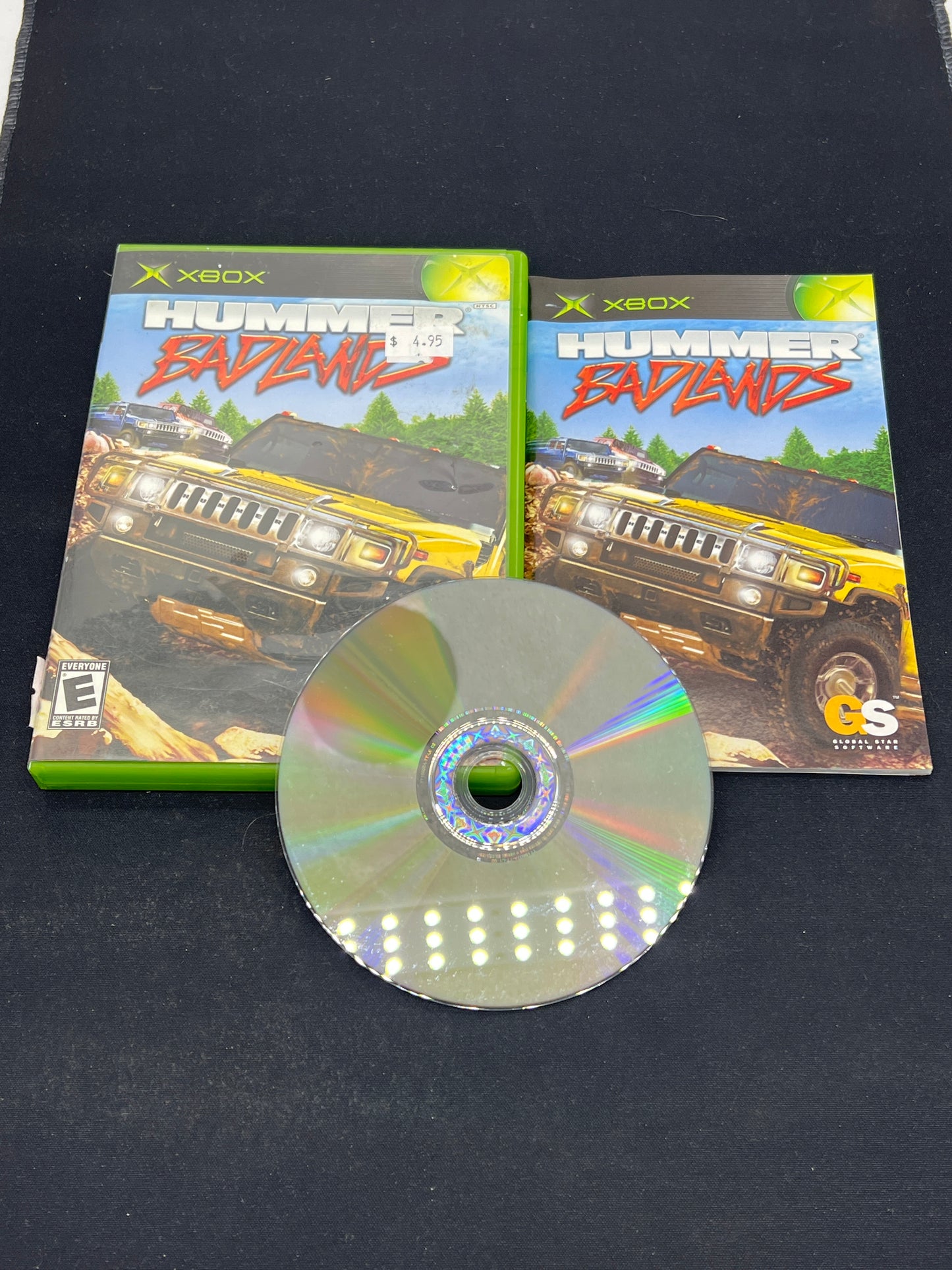 Auction Lot 65: XBOX Video Game Hummer Bad Lands CIB