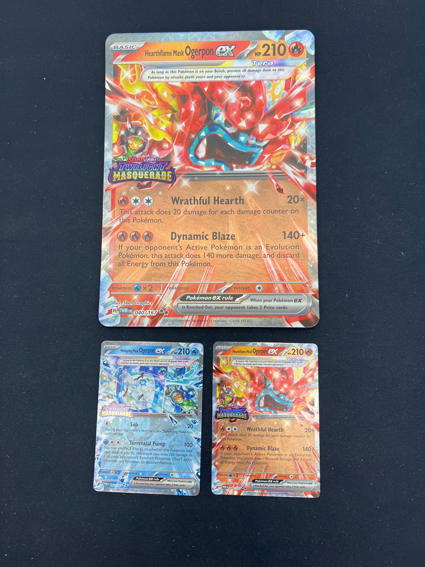 Auction Lot 125: Pokemon Cards Twilight Masquerade Stamped Ogerpon Collection Box Conditions Vary