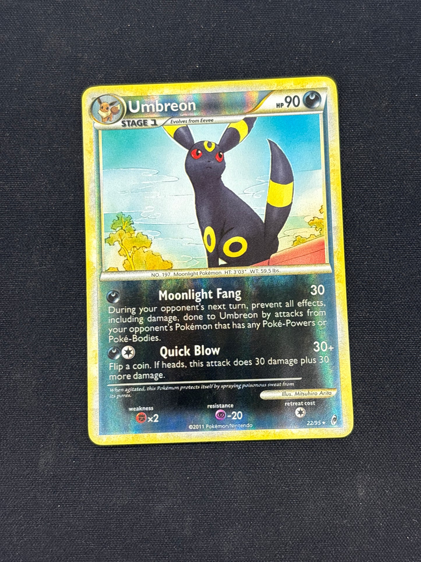 Auction Lot 3: Umbreon Reverse Holo Pokemon Call of Legends Card Conditions Vary