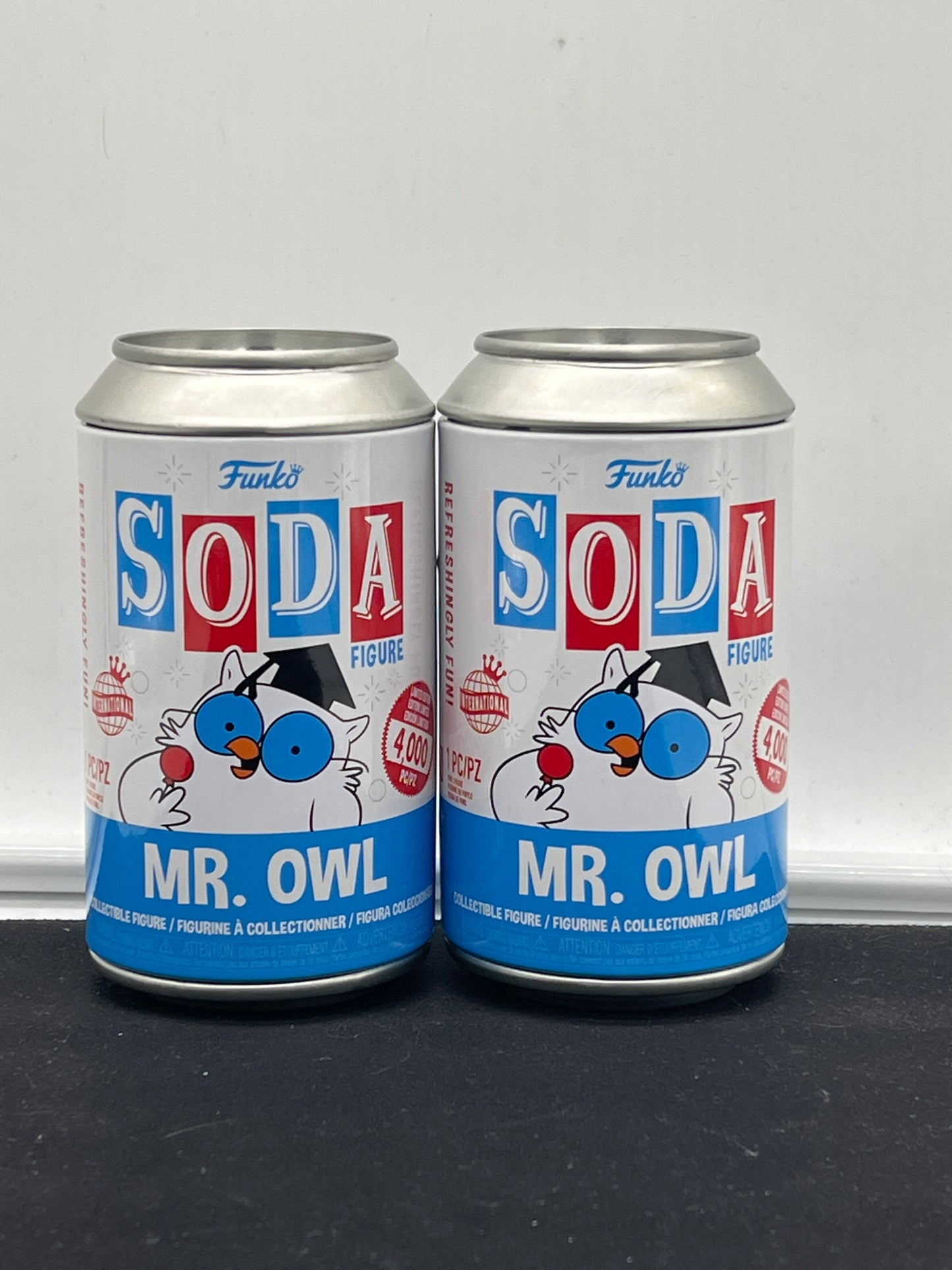 Auction Lot 56: Funko Soda Figures Mr. Owl Lot of 2