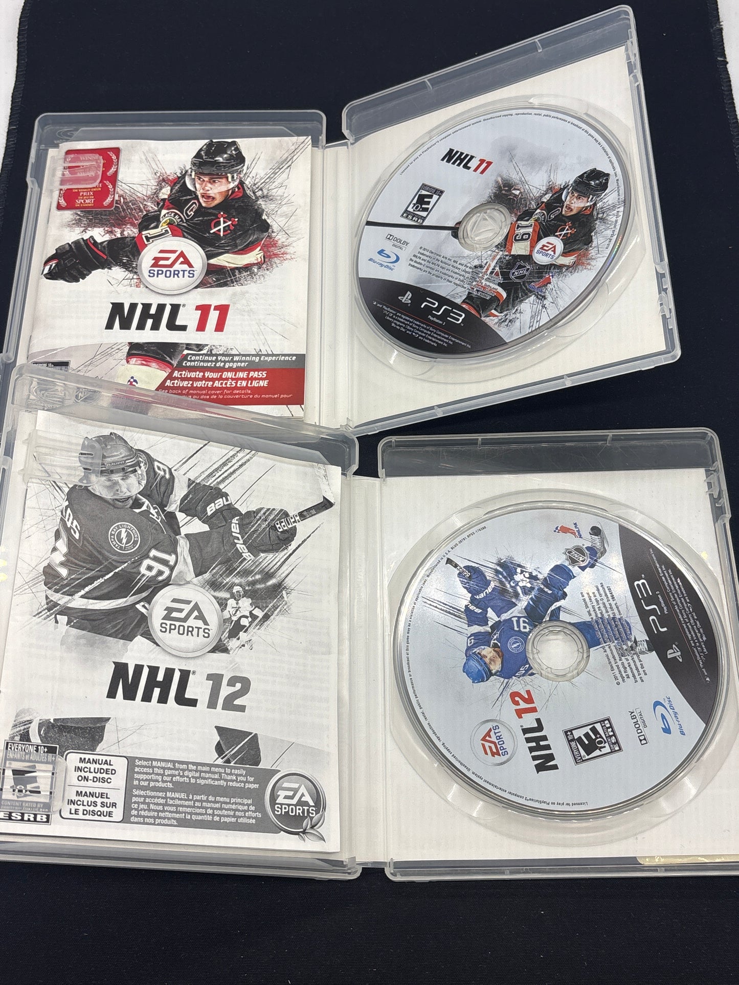 Auction Lot 357: Playstation3 NHL 11 & 12 CIB