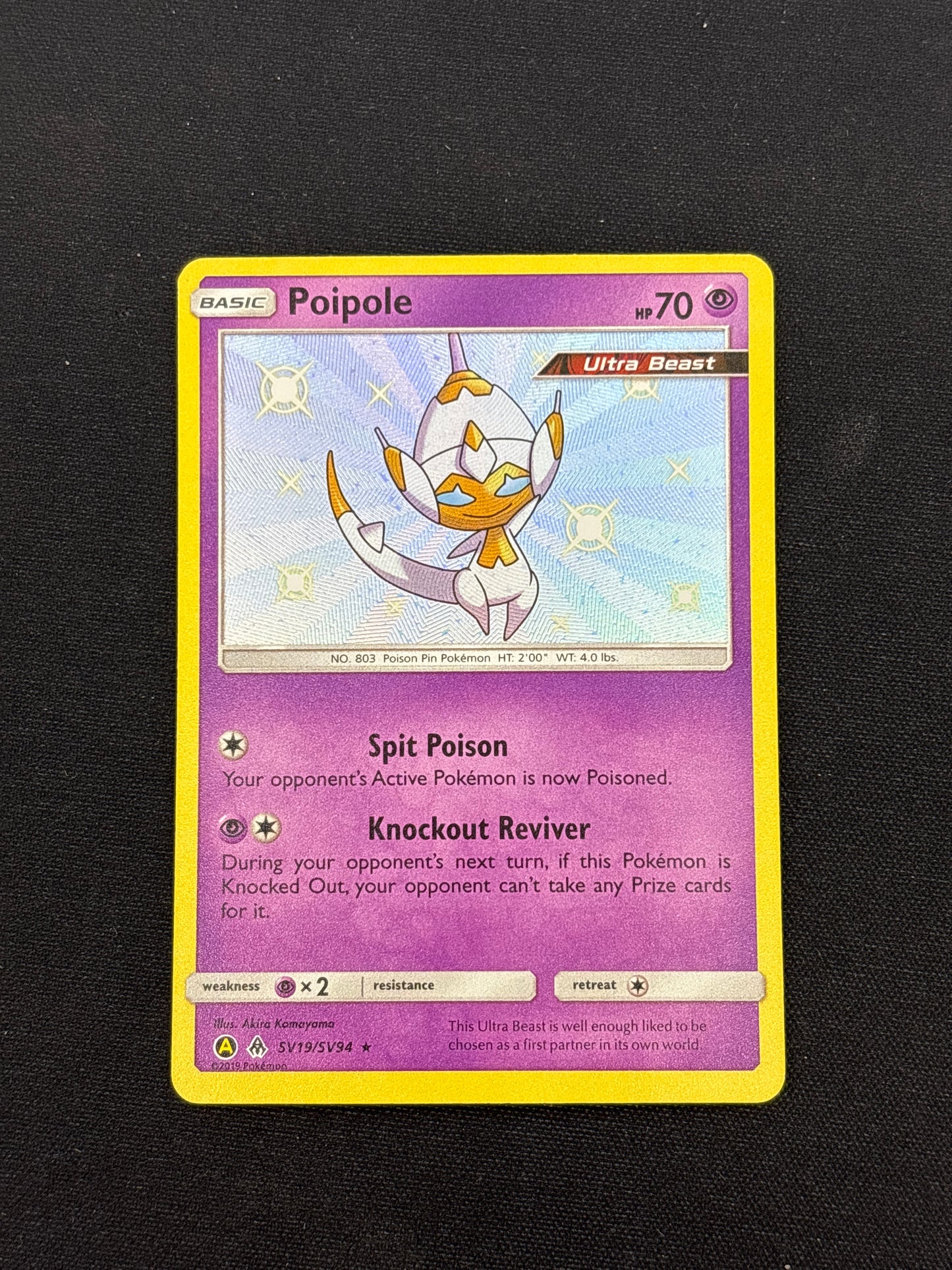 Auction Lot 235: Poipole Baby Shiny Card Conditions Vary