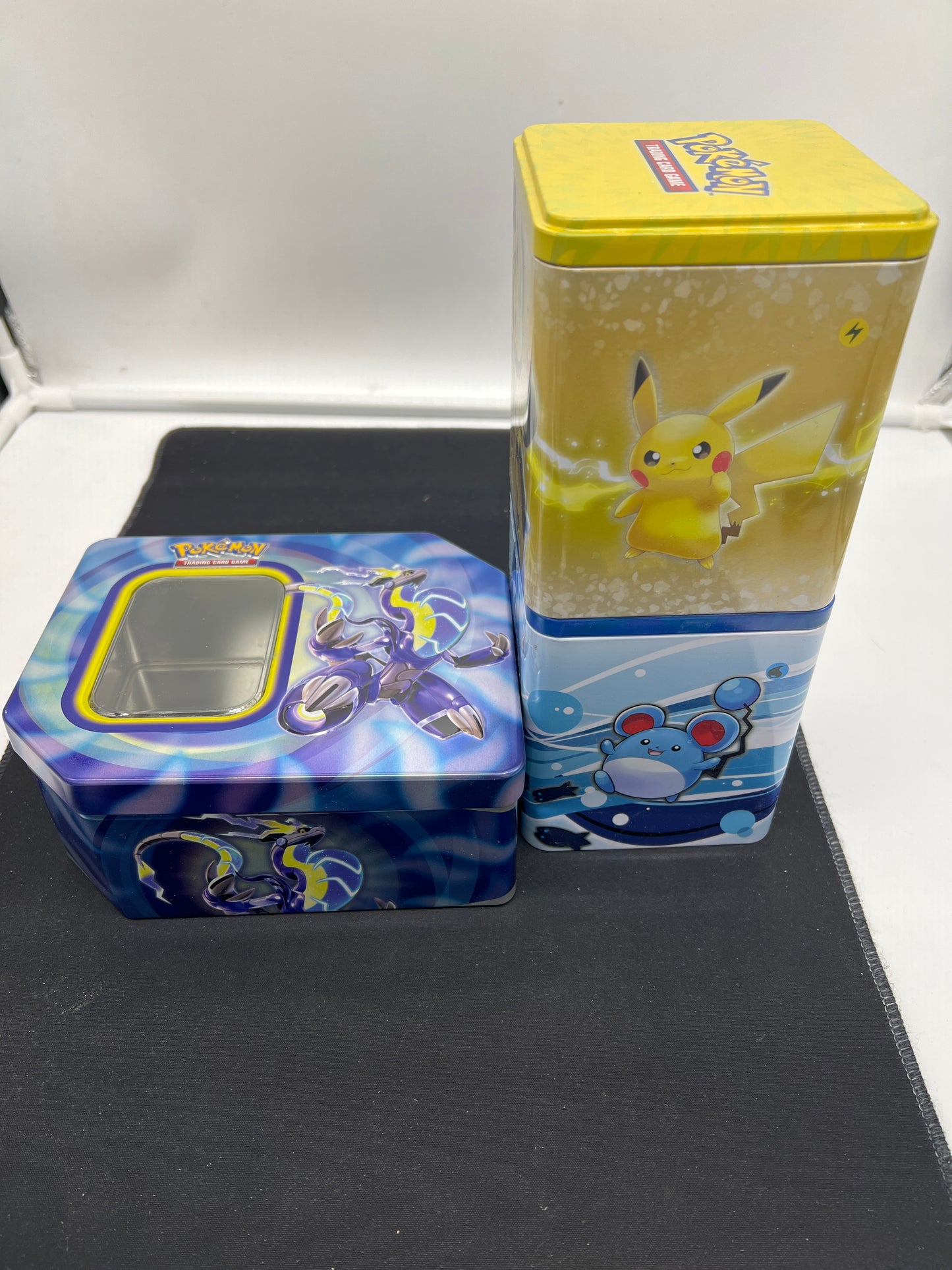 Auction Lot 278: Pokemon Empty Stacking Tins + Miraidon Tin