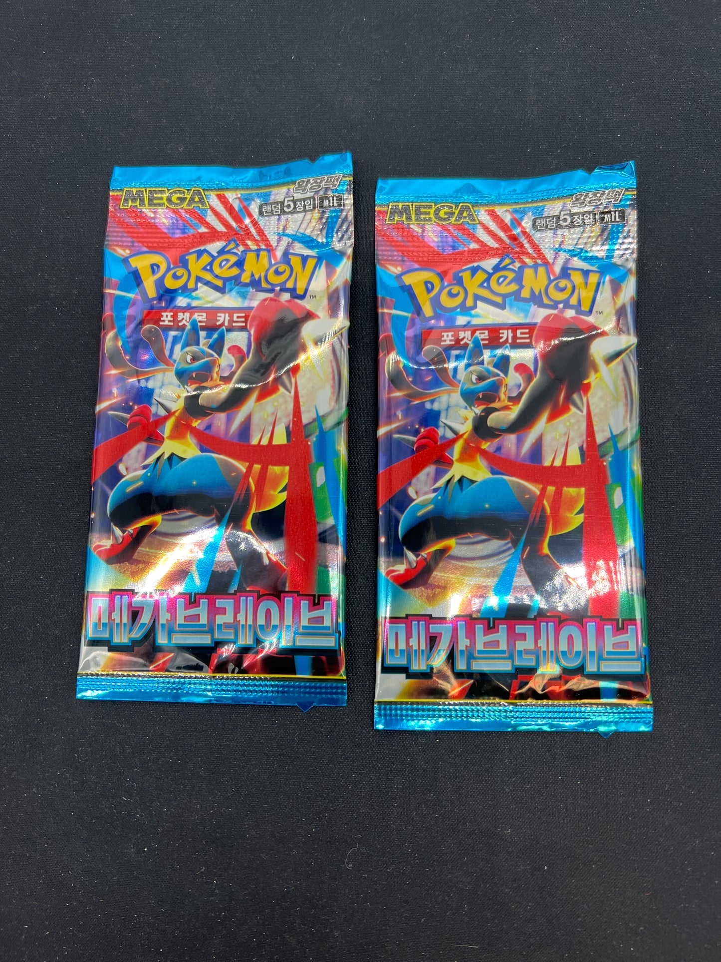 Auction Lot 320: Pokemon Cards Lot of 2 Korean Mega Brave Sealed Packs