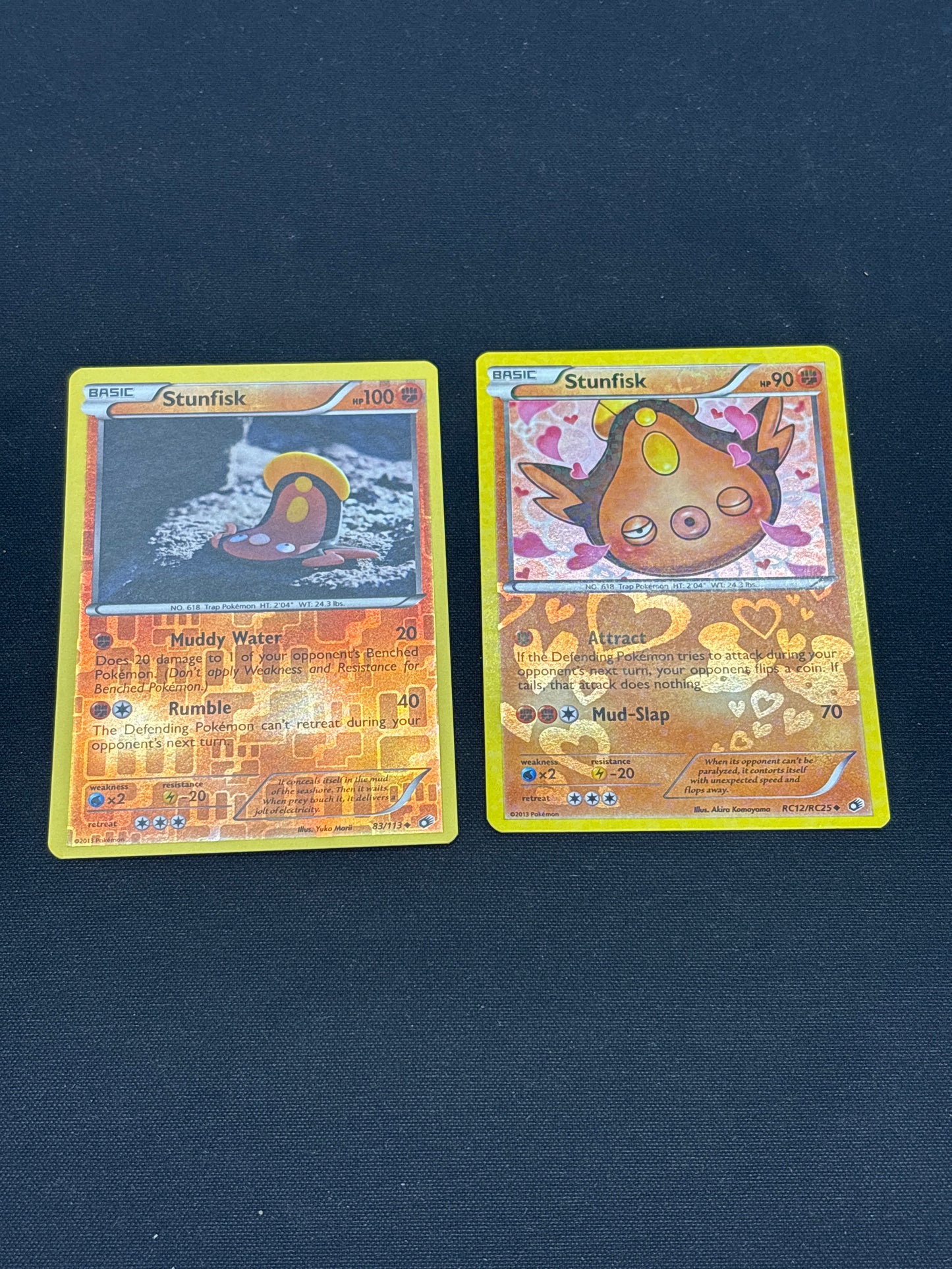 Auction Lot 330: Pokemon Cards Stunfisk Lot Radiant Collections Legendary Treasures Conditions Vary
