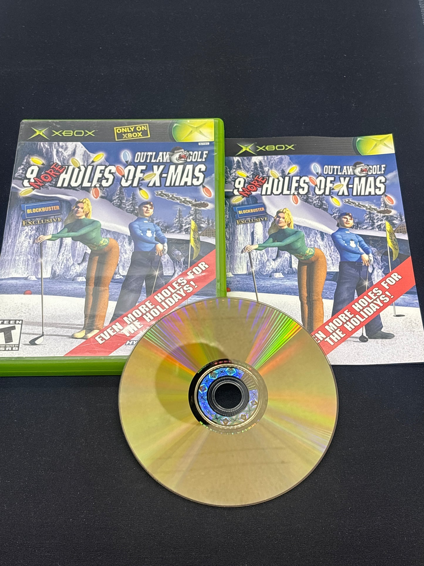 Auction Lot 114: XBOX Video Game Outlaw Golf 9 Holes of X-Mas CIB