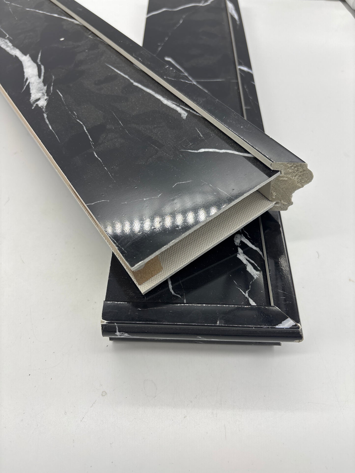 Auction Lot 203: Floating Shelf Marble Painted Lot 2