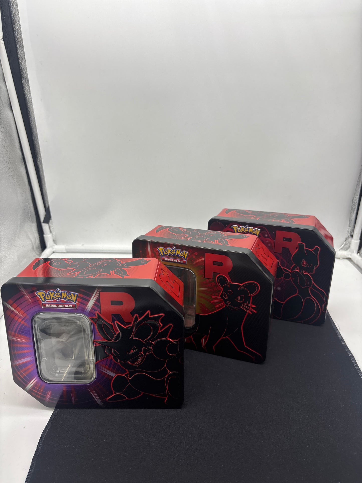 Auction Lot 474: Pokemon Destined Rivals Empty Tins Lot