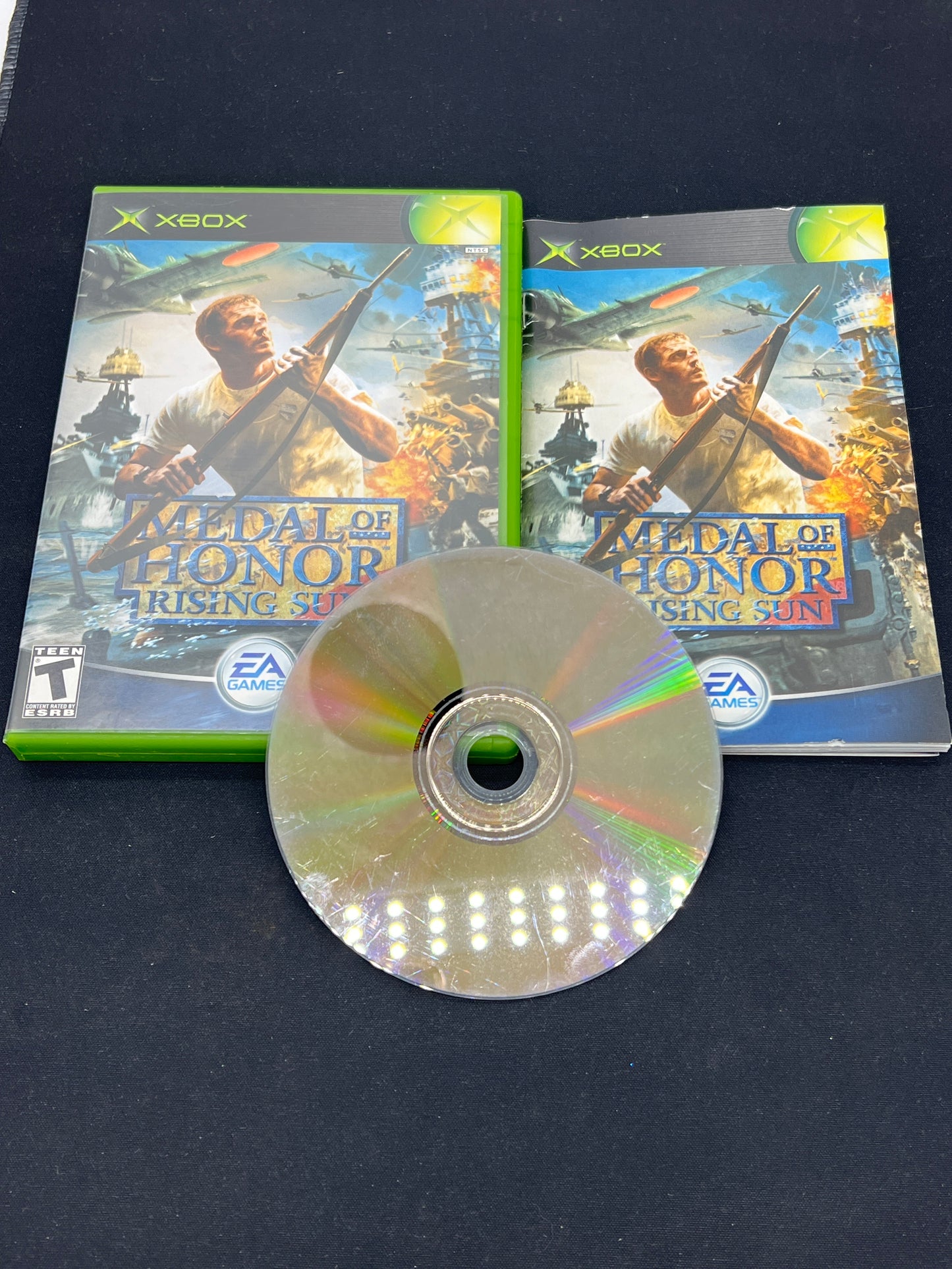 Auction Lot 55: XBOX Video Game Medal of Honor Rising Sun CIB