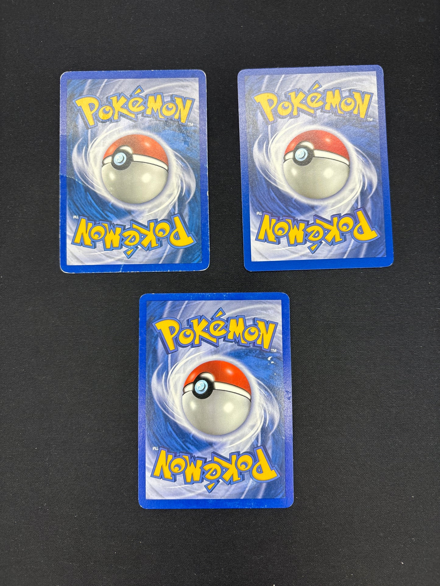 Auction Lot 42: Pokemon Starter Card Lot 4 Conditions Vary