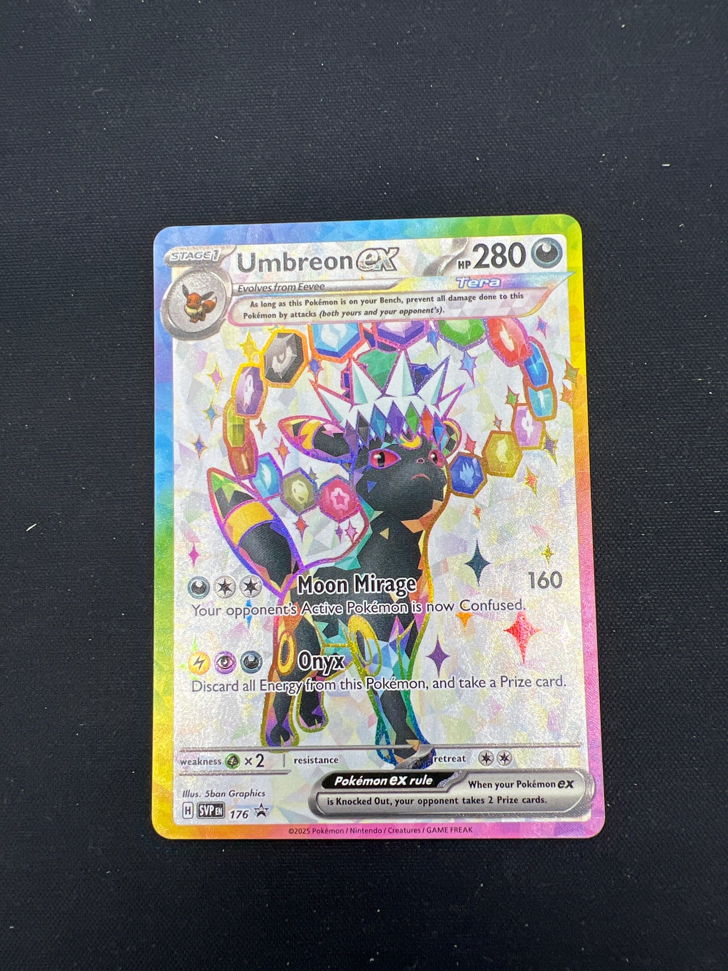Auction Lot 208: Pokemon Cards Umbreon EX Full Art SV Promo Conditions Vary