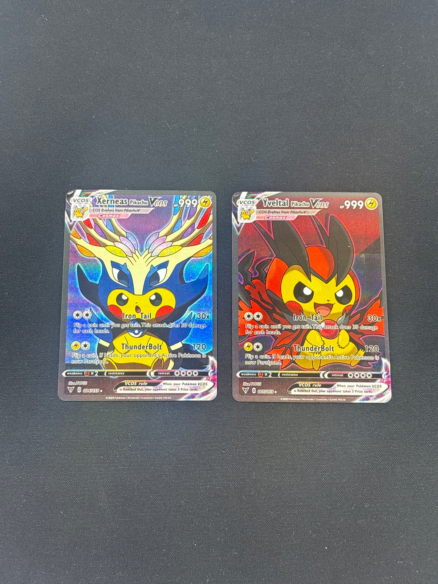 Auction Lot 147: Pokemon Cards (CUSTOM) Pikachu Ponchos Conditions Vary