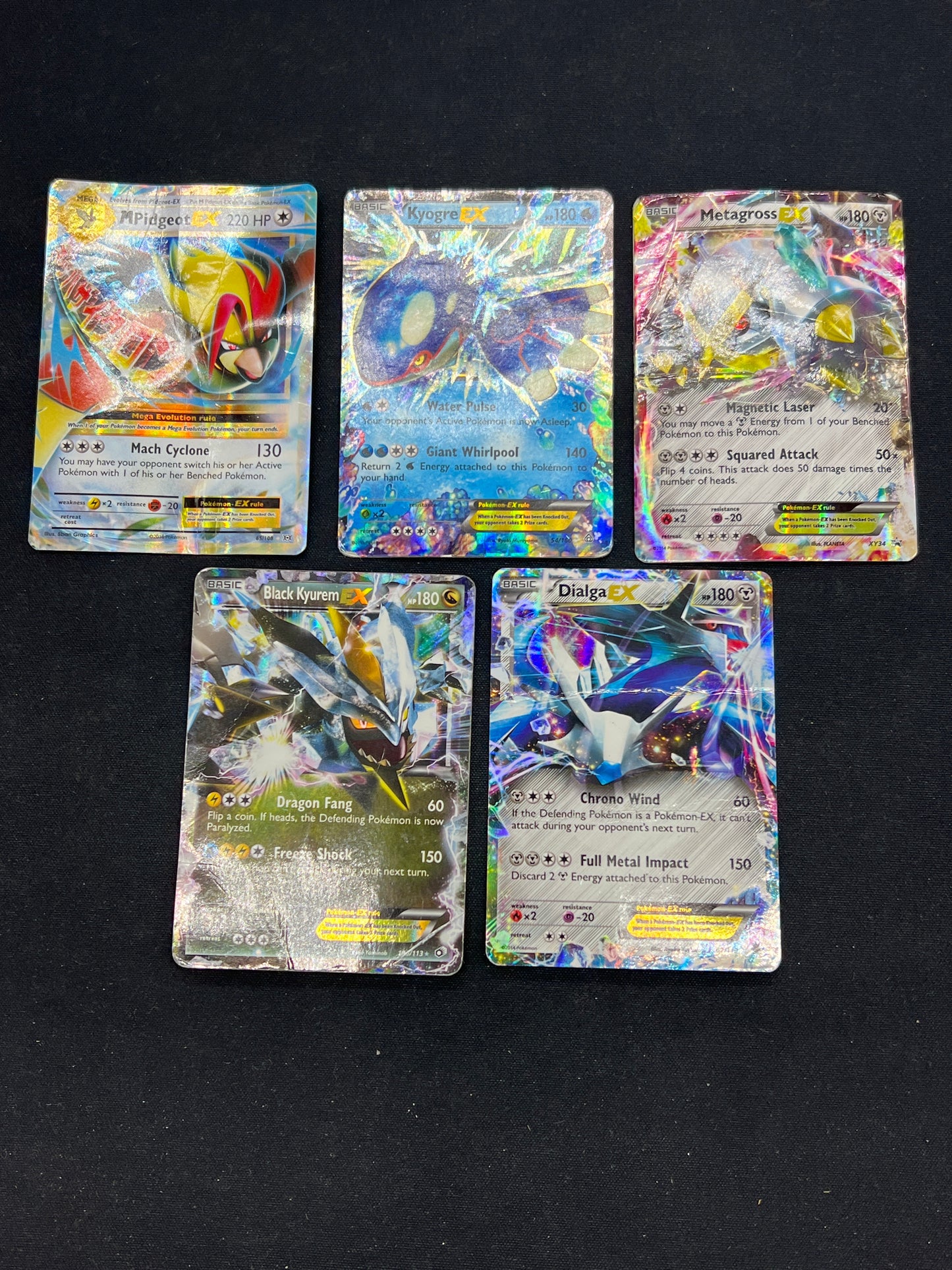 Auction Lot 198: Pokemon Cards Mid Era EX Card Lot 2 Conditions Vary