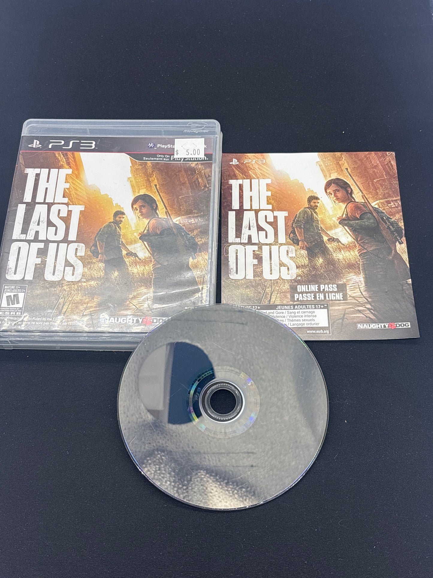 Auction Lot 90: PlayStation 3 The Last of Us With Case & Disc