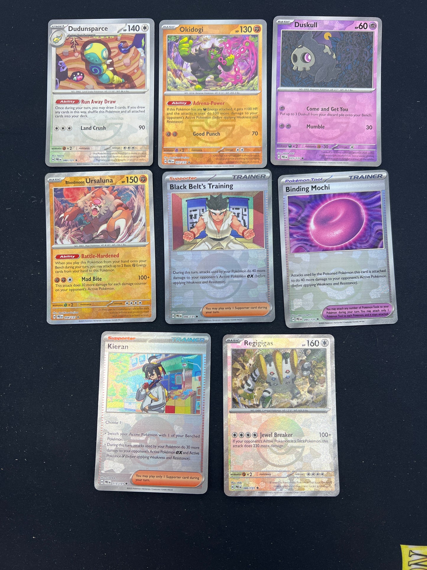 Auction Lot 81: Pokemon Cards Lot of 8 Assorted Prismatic Evolutions Pokeball Holo Conditions Vary