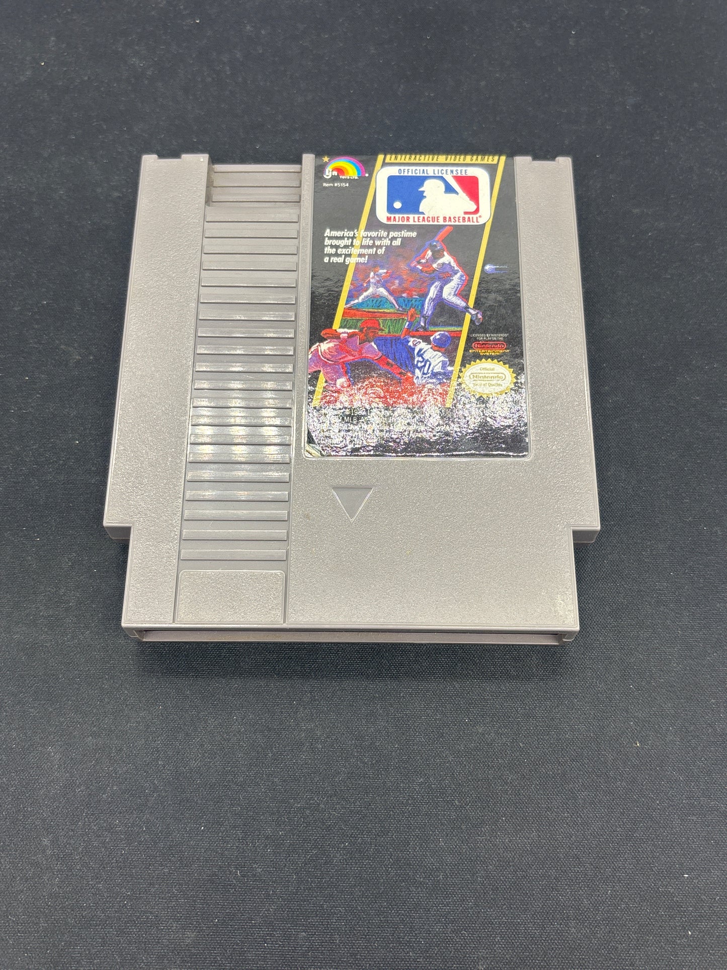 Auction Lot 121: NES Video Game Major League Baseball Loose