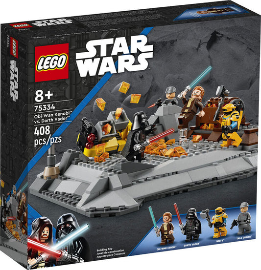 Lego Obi-Wan Kenobi Vs. Darth Vader 75334