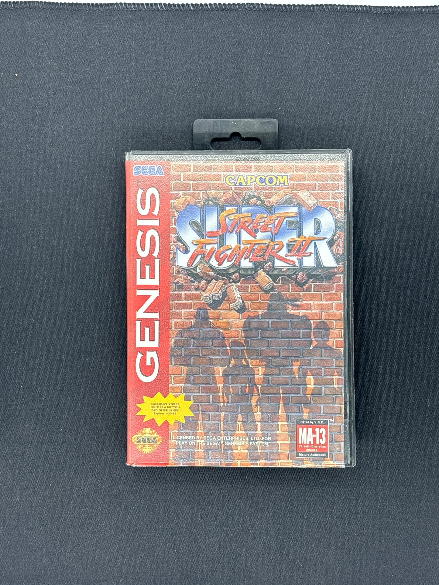 Auction Lot 160: Sega Genesis Street Fighter 2 No Manual