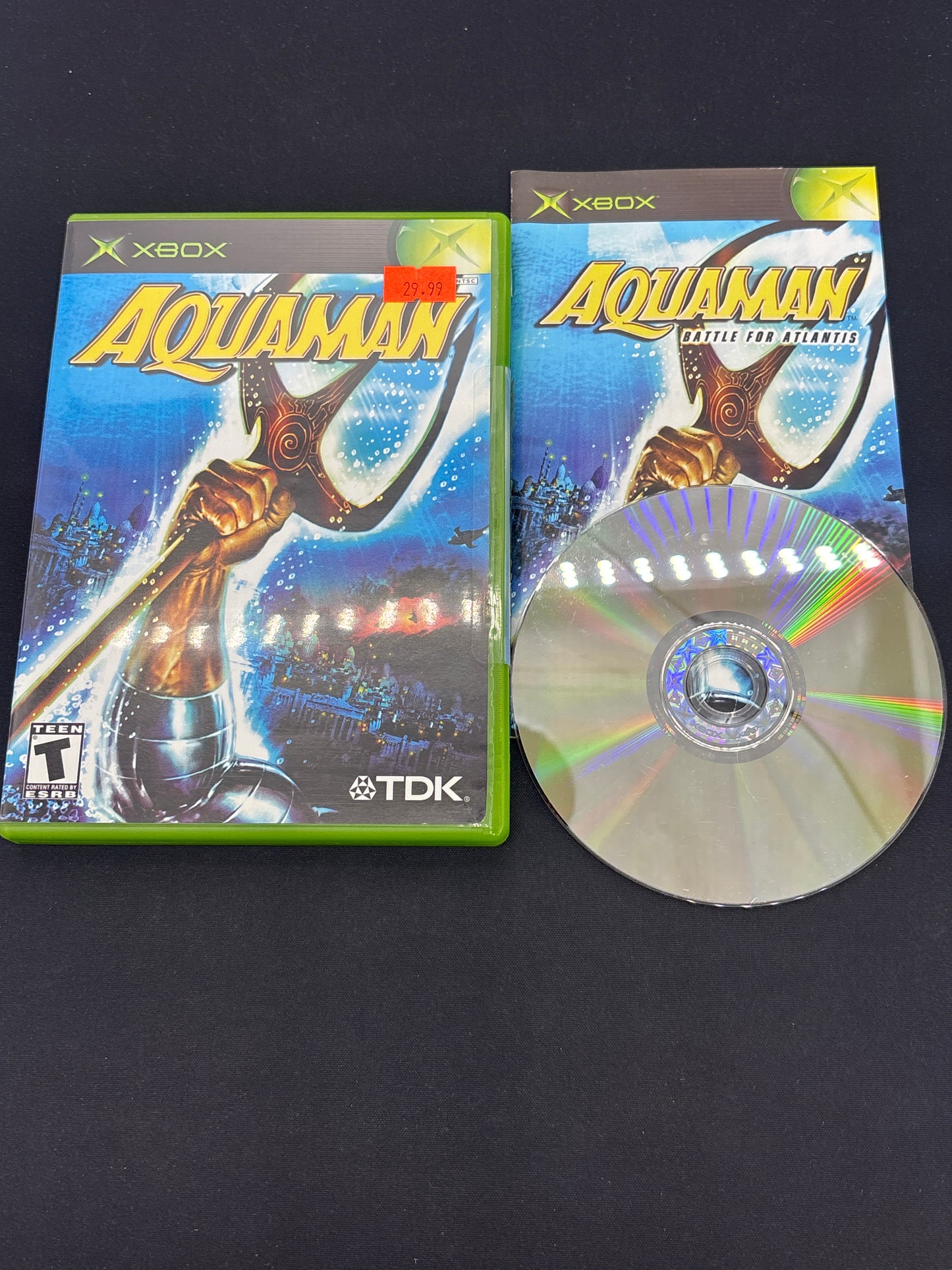 Auction Lot 205: XBOX Video Game Aquaman CIB