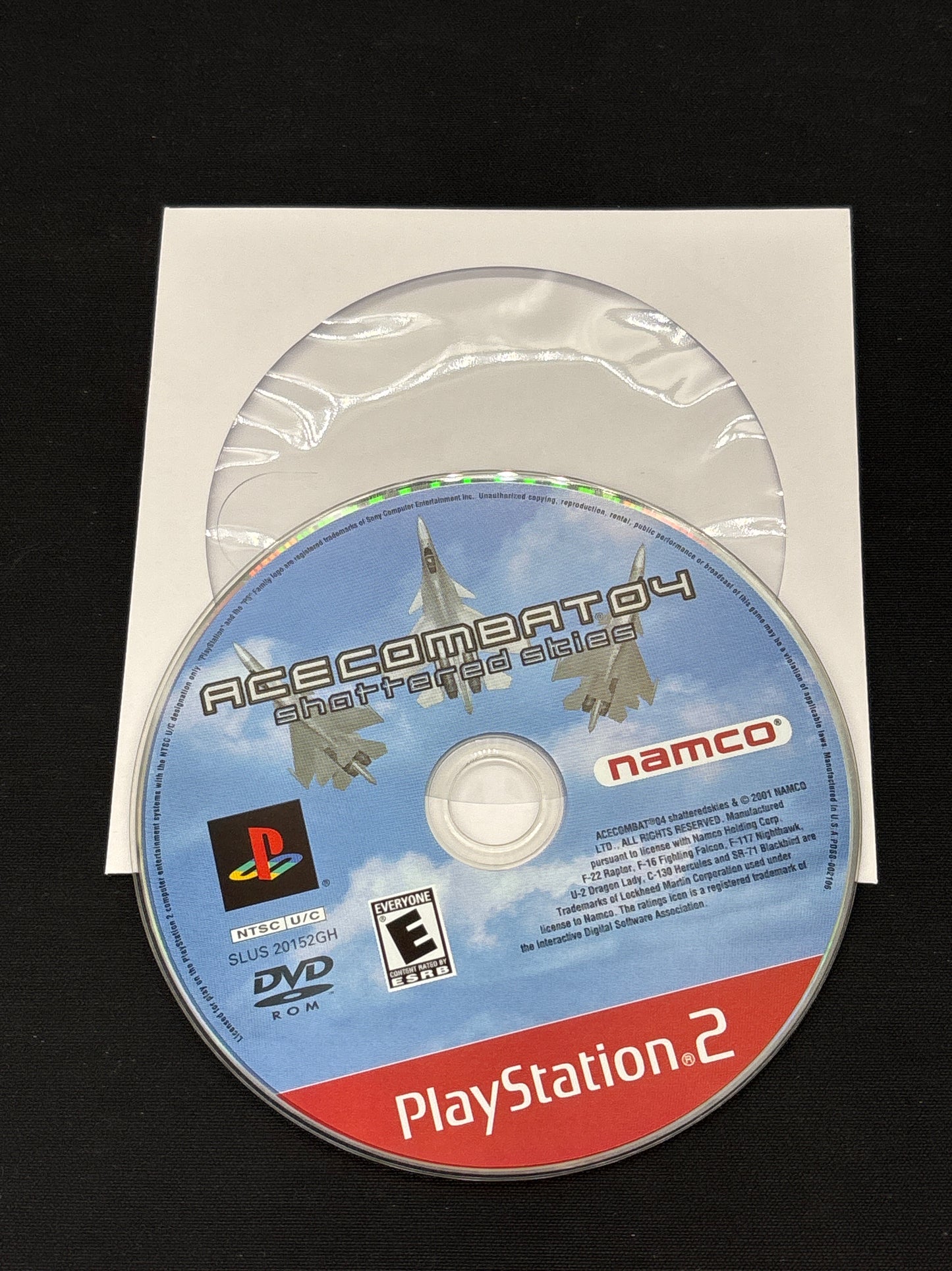 Auction Lot 126: Ace Combat 04 Shattered Skies Video Game PlayStation 2 Loose