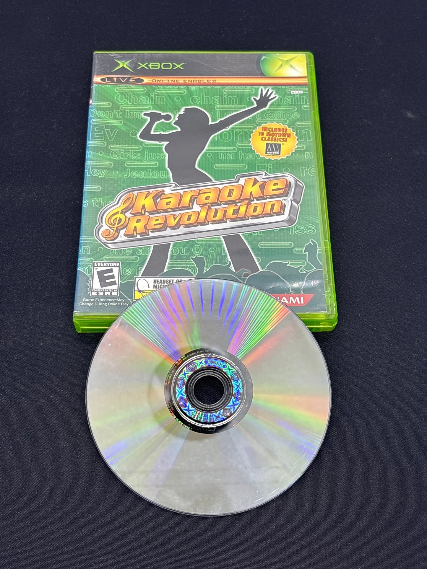 Auction Lot 120: XBOX Video Game Karaoke Revolution