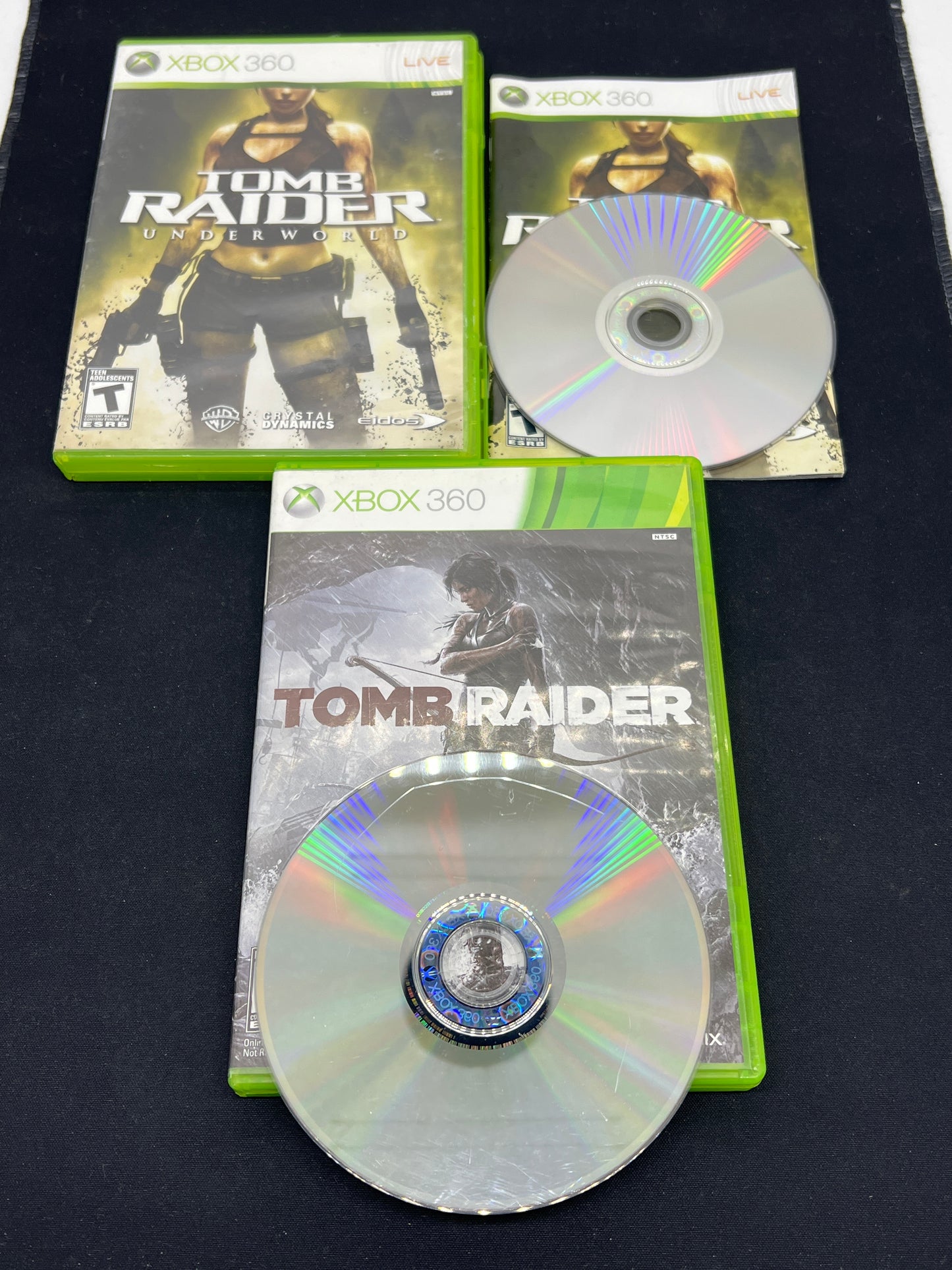 Auction Lot 220: XBOX 360 Video Game Lot of 2 Tomb Raider Underworld