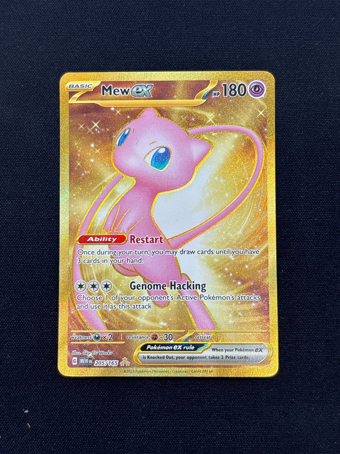 Auction Lot 248: Mew EX 205/165 Pokemon 151 Card Conditions Vary