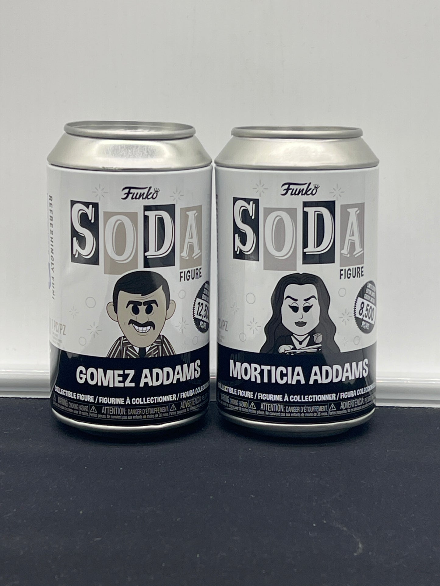 Auction Lot 135: Funko Soda Lot of 2 Gomez Addams & Morticia Addams