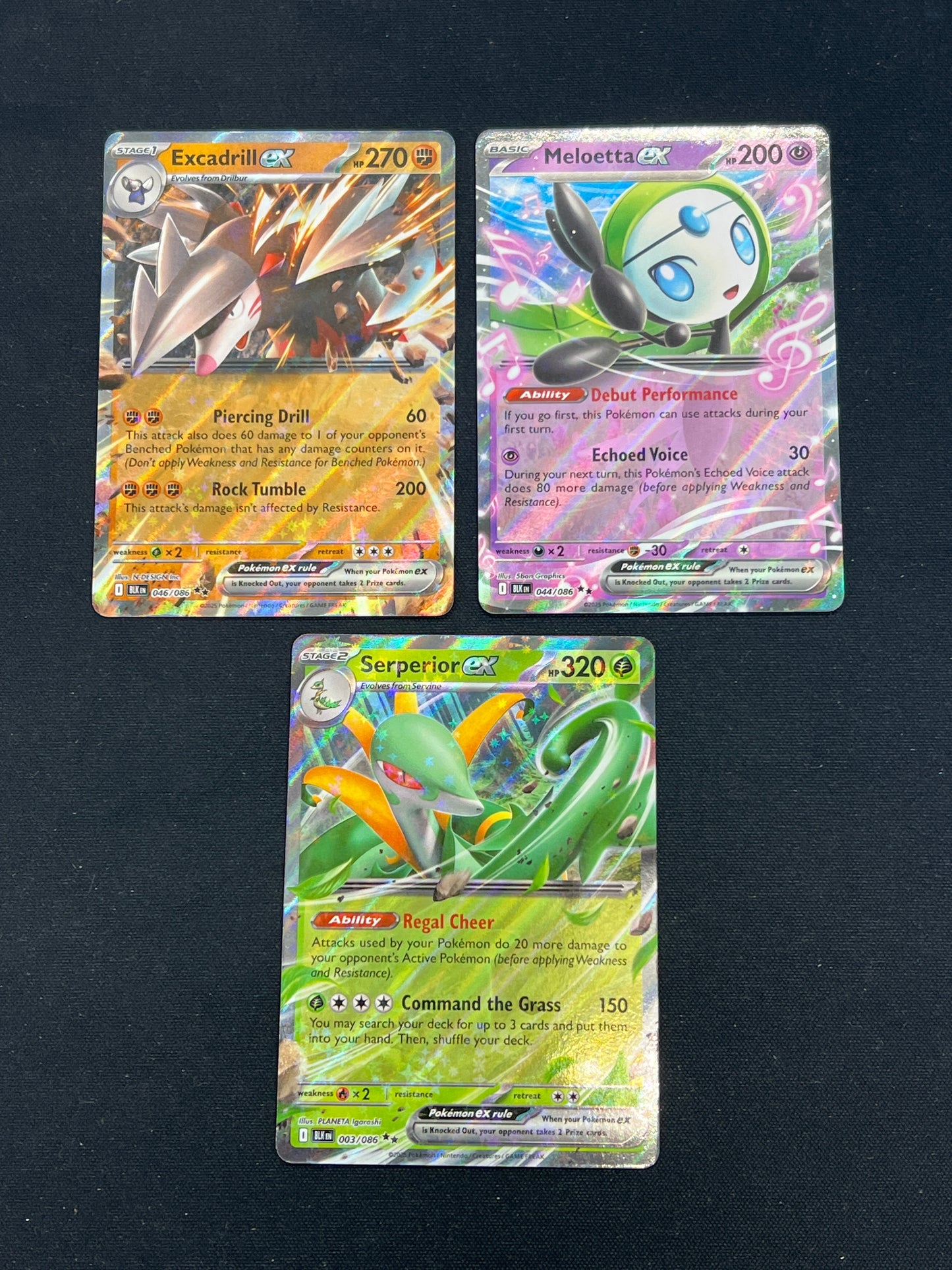 Auction Lot 429: Pokémon Cards Black Bolt EX Card Lot Conditions Vary